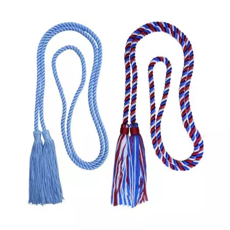 Cordoni di laurea personalizzati e nappine di laurea - Le corde di laurea personalizzate di alta qualità sono lunghe 170 cm in totale e includono le nappe. Sono perfette per qualsiasi cerimonia di laurea!