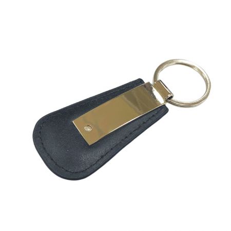 porte-clés en cuir personnalisé