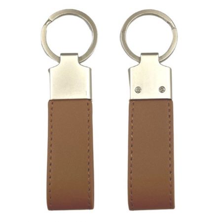 Индивидуальный кожаный брелок для ключей - кожаный держатель для автомобильных ключей