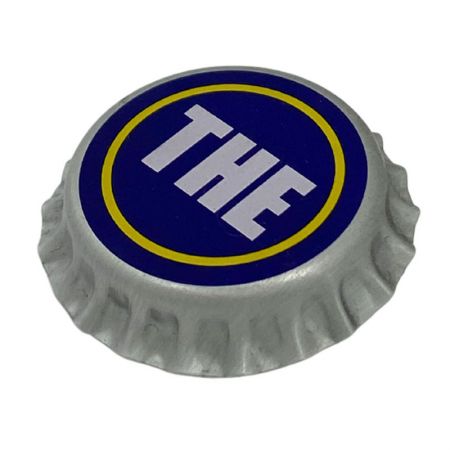 Aluminum bottle cap lapel pins are a unique and fun accessory that can be customized with your own logo.