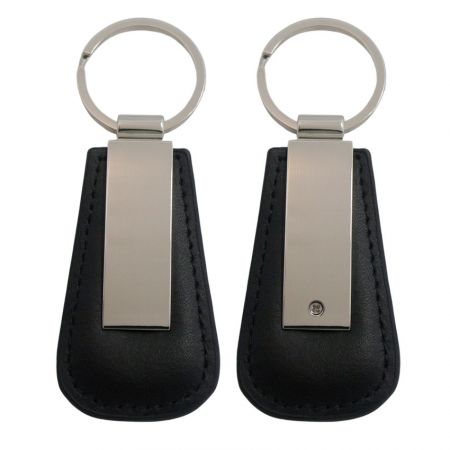 Porte-clés en cuir personnalisé