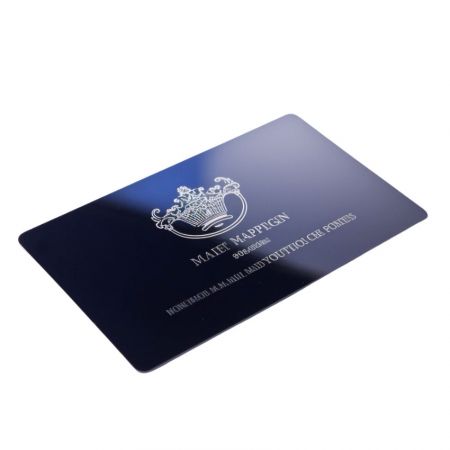 biglietti da visita in metallo dorato