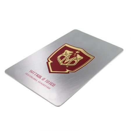 biglietti da visita in metallo