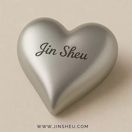 맞춤형 하트 종이무게 - 개인화된 사랑의 하트