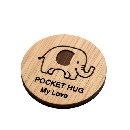 Elephant pocket hug token ideal for encouragement and long-distance relationships