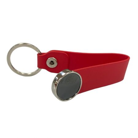 black leather key holder