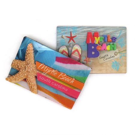 Magneti per frigorifero in acrilico a doppio strato