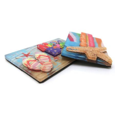 Magneti in acrilico plastico a doppio strato