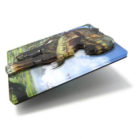 Magneti souvenir in acrilico a doppio strato