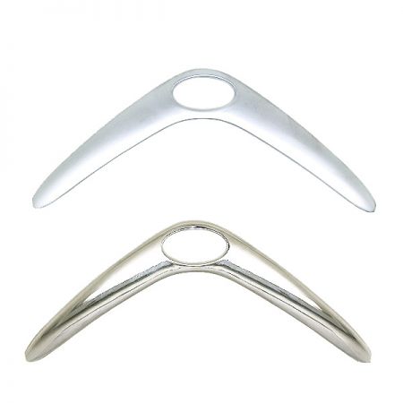 Ouvre-lettres en métal en forme de boomerang AU
