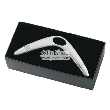 boomerang letter opener with box