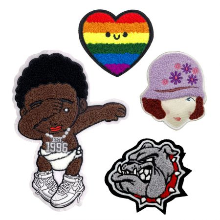 Miếng vá chenille & Letterman Varsity - Áo khoác thể thao tùy chỉnh có miếng vá chenille