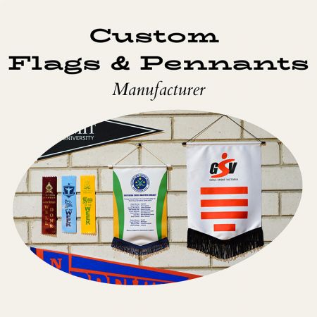 Flâmulas personalizadas - Faixa de bandeira personalizada