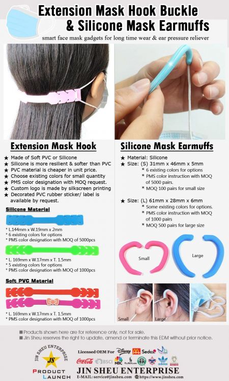 Extension Mask Hook Buckle & Silicone Mask Earmuffs