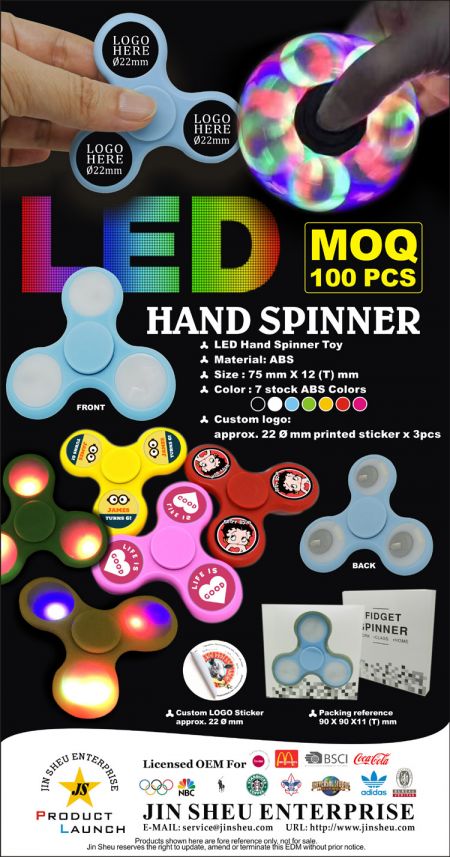 Spinner a mano a LED