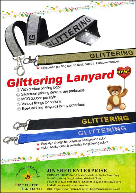 Sparkly Lanyards