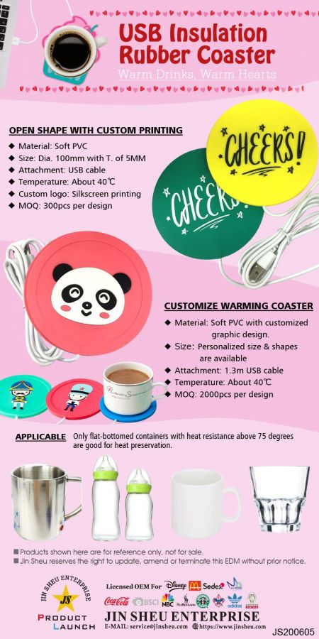 USB絶縁ラバーコースター