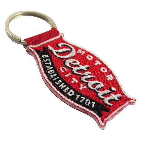 Móc khóa tên thêu - Nhãn khóa tên thêu cá nhân