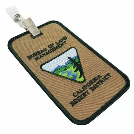 Embroidered Luggage Tag - Embroidery ID Tags With Clips