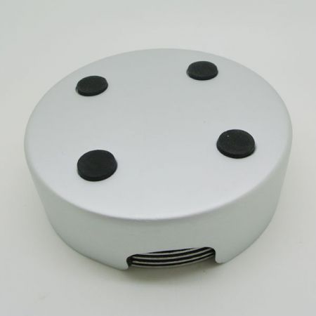 Porta-copos de alumínio personalizado