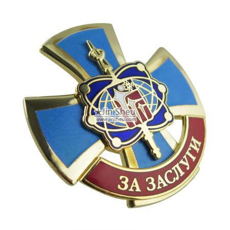 Hard emalje personlige badges - Russiske reversnåle