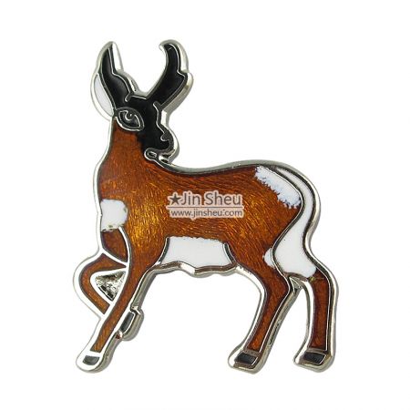 Hard Enamel Custom Pins - Deer Metal Enamel Pins