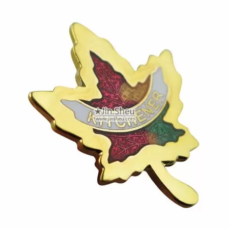 Изготовление значков с эмалью по заказу - Значки с изображением канадского кленового листа