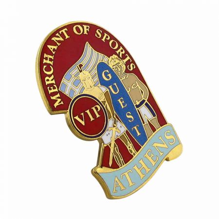 Épinglette émaillée cloisonnée