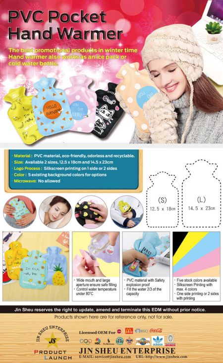 Promotionele handwarmerflessen - Promotionele handwarmerflessen, warmwaterzakken