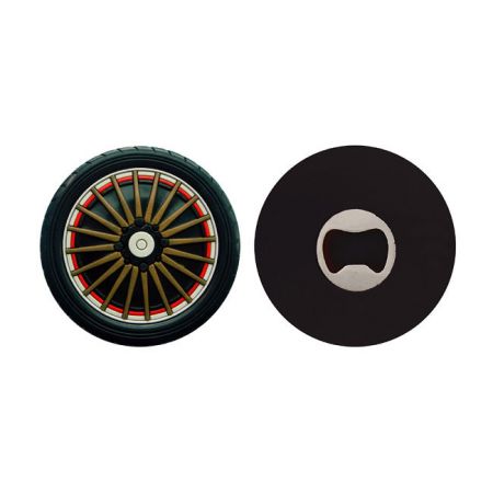 เครื่องเปิดขวดรูปยางล้อ