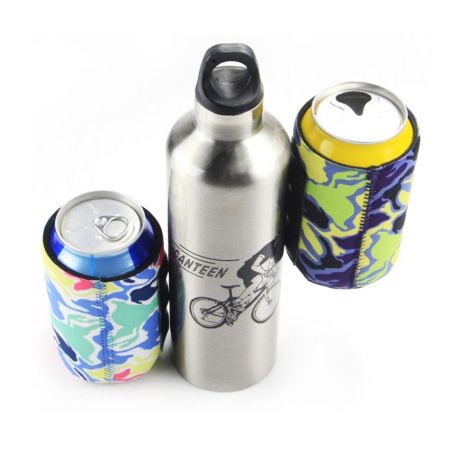 Magnetic Collapsible Neoprene Can Cooler