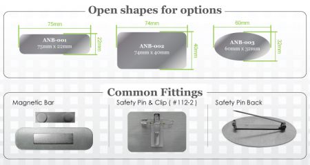 Tilpasset aluminium navneskilt