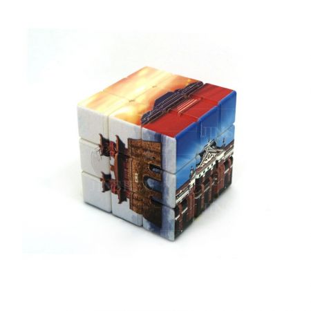 Cube de puzzle avec impression numérique UV