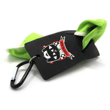 Bløde håndklædeholdere af PVC med karabinhager