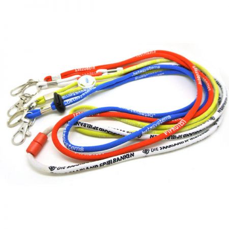 Round Cord Woven Lanyards