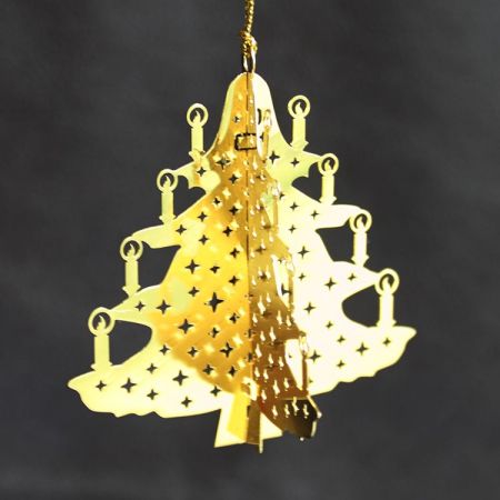 Trang trí treo - Trang trí hình cây thông kim loại dạng cây Xmas