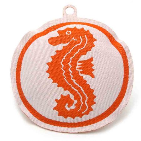 thẻ chìa khóa dệt tùy chỉnh - nhãn dệt dệt