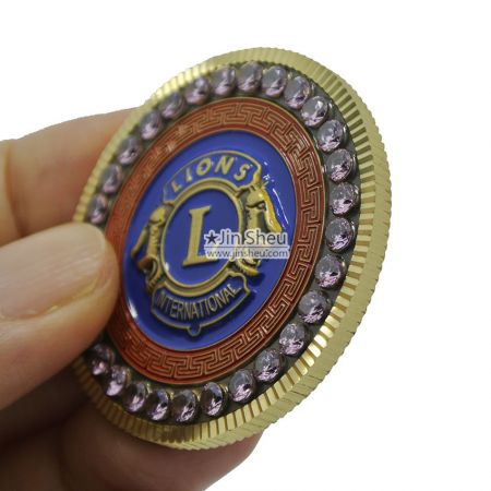 moedas desafio de leões personalizadas