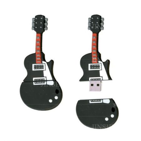 Fabricante de Memória USB em Formato de Guitarra - USB 3D