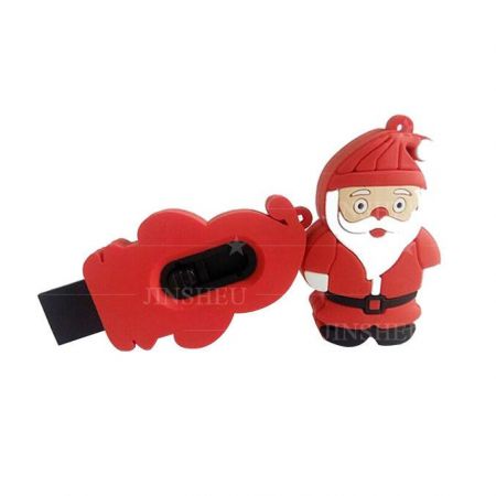 Regalo di Natale Chiavetta USB di Babbo Natale - Regalo di Natale personalizzato