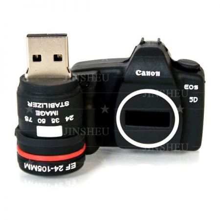 Câmera DSLR em miniatura USB - Logotipo personalizado USB