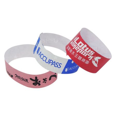 Custom Paper Wristbands - Personalised Paper Wristbands For Events