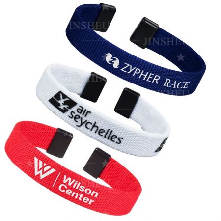 Polyester Wristbands - Custom Made ABS Bracelets