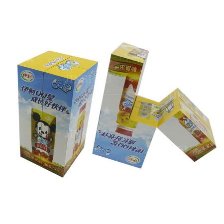 Hình lập phương gấp lại hình chữ nhật - Hình lập phương gấp lại