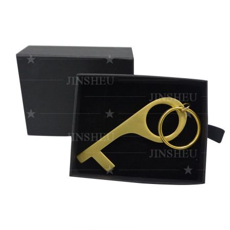 Berührungsloser Türöffner Schlüsselanhänger mit Stylus - Berührungsloser  Türöffner, Hersteller von gewebten & gestickten Patches