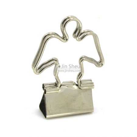 คลิปเหล็กที่มีโลโก้