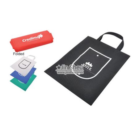 Folding non-woven tote bag services