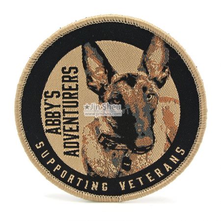 Emblema de veterano tecido personalizado - Emblema militar tecido personalizado
