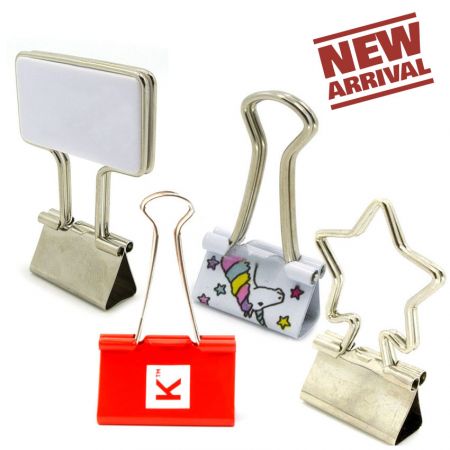 Kẹp Binder Tùy Chỉnh - Kẹp giấy gập quảng cáo