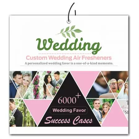 Wedding Air Paper Fresheners - Custom Wedding Gifts
